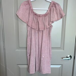 Umgee Mauve Off-Shoulder Top
